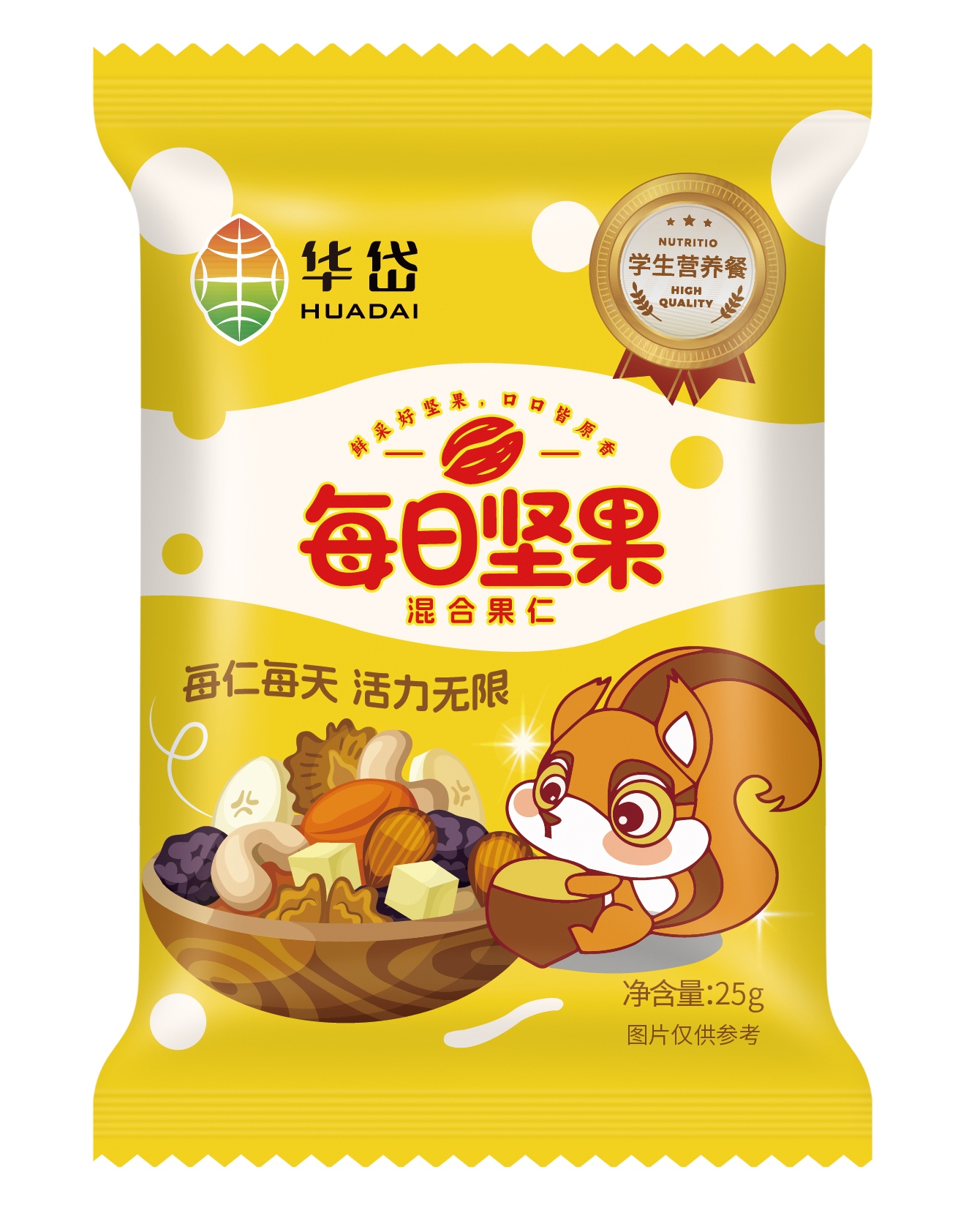 每日坚果混合果仁25g, 每日坚果混合果仁25g